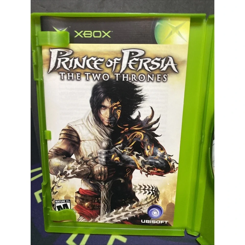 Prince of Persia: The Two Thrones Original XBOX CIB Complete in Box Very Good